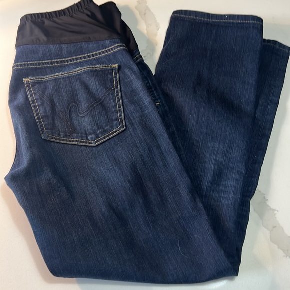 Citizens of Humanity Dark Wash Maternity Bootcut Jeans.  Size 30. - Picture 14 of 15